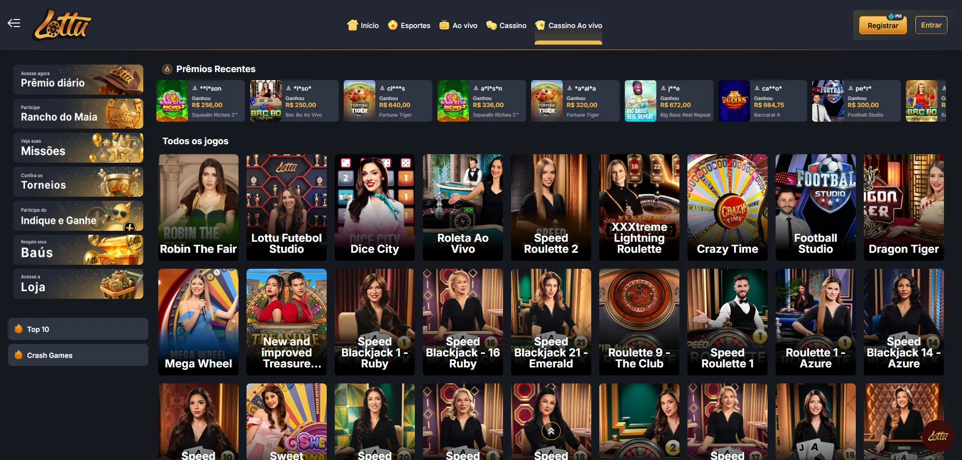 Depósito e saque via PIX na Lotus Bet Casino Brasil
